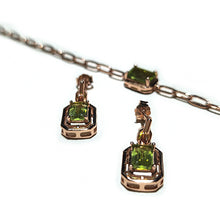 Load image into Gallery viewer, Peridot Stud Earrings