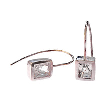 Load image into Gallery viewer, Square Spinel Drop earrings