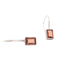Load image into Gallery viewer, Square Spinel Drop earrings