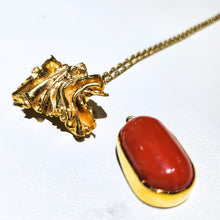 Load image into Gallery viewer, Italian Red Coral Pendant