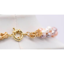 Load image into Gallery viewer, 3 Strands Tri-Color Baroque Torso - 18 inch (Fully Knotted)